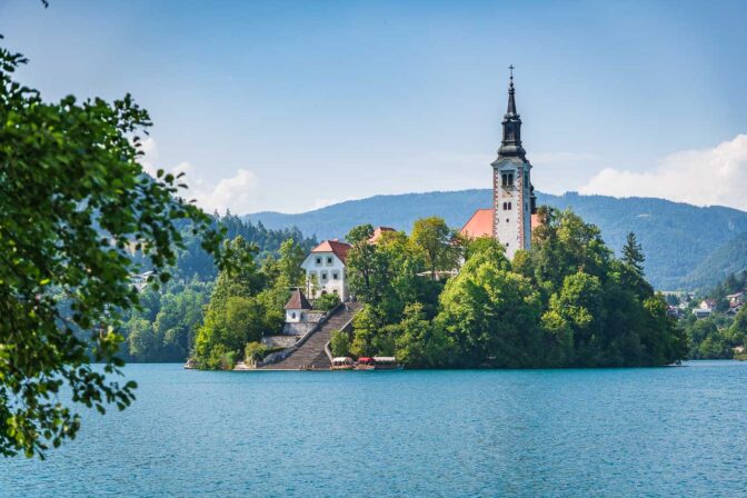 Bled, Slowenien, Wallfahrtskirche Mariä Himmelfahrt