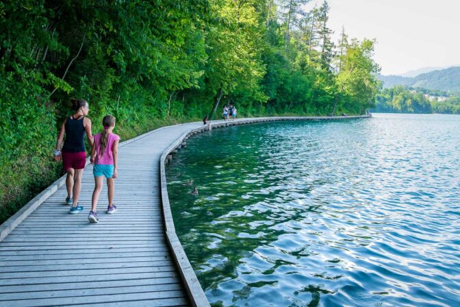 Bled, Slowenien, Steg