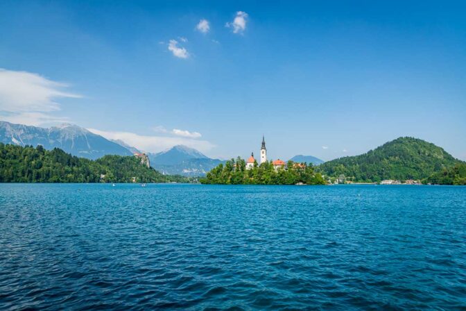 Bled, Slowenien, Wallfahrtskirche Mariä Himmelfahrt