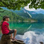 Anna, Bergsee, Lago di Tovel, Tovelsee, Val di Tovel
