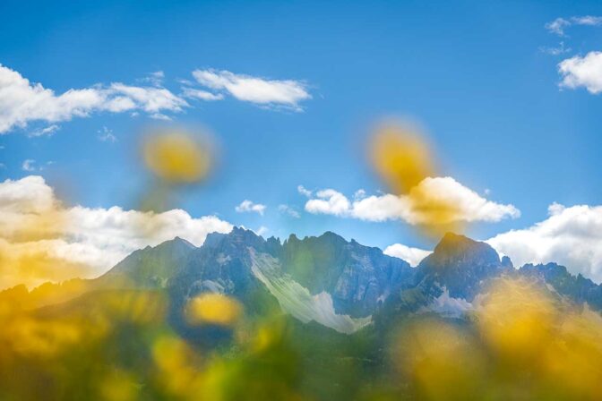 Blick auf den Latemar