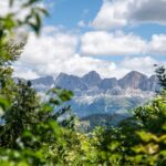 Rosengartenblick vom St. Helena Kirchlein aus
