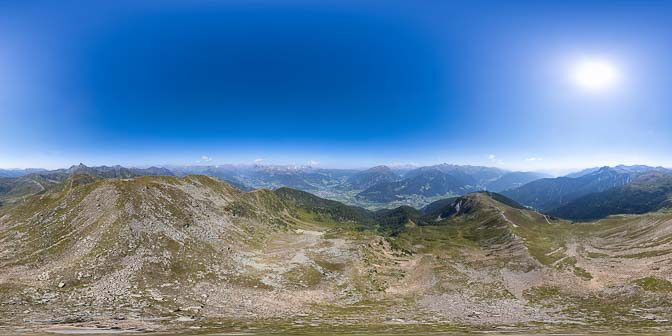 360° Fotos über dem Zinseler am Penser Joch