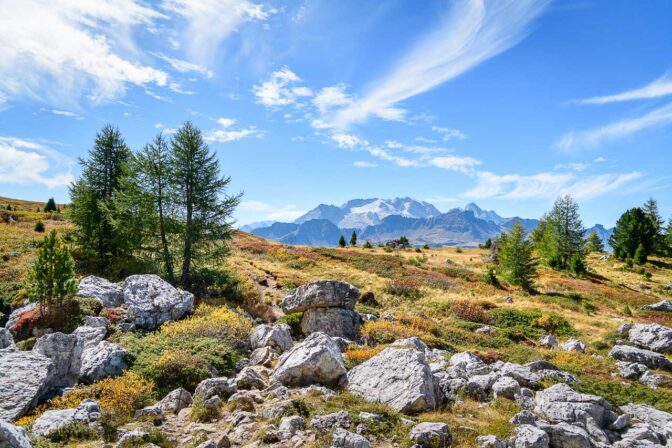 Was für eine herrliche Berglandschaft! Im Hintergrund die Marmolata!
