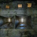 Kriegsstollen, Schießscharten