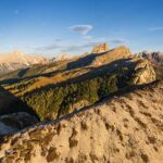 Abendstimmung, Averau, Civetta, Civetta-Gruppe, Civetta-Massiv, Civetta-Moiazza-Gruppe, Civettagruppe, Civettamassiv, Civettaspitzen, Civettatürme, Dolomiten, Falzarego Pass, Monte Averau, Nuvolaugruppe