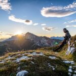 Setsas, Settsass, Sonnenuntergang