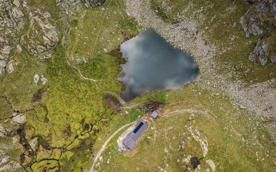 Bergsee, Mäander, Obere Obisellalm, Obisellsee