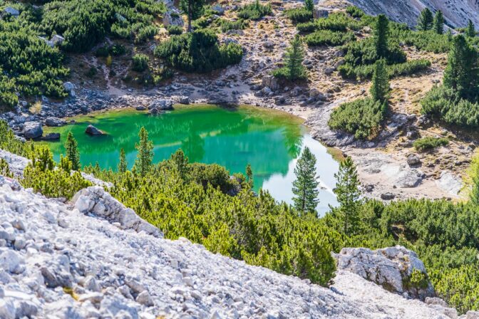 Bergsee, Lagazuoi See, Lech de Lagaciò