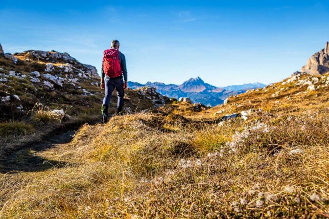 Den Peitlerkofel im Blick