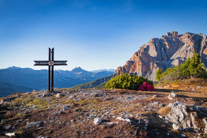 Gipfelkreuz auf dem Sellareskopf