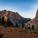 Armentarola Piste, Conturines, Conturines Gruppe, Conturines Spitzen, Cunturines, Enrosadira, Piz dles Conturines, wandern
