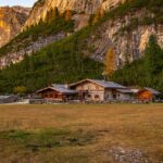 Berghaus, Enrosadira, Lagacio Tal, Schutzhaus, Schutzhütte, Scotoni Hütte, refuge, rifugio, Ütia Scotoni