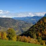 Ausblick Kohlern, Eisacktal, Schlern, Schlerngebiet, Schlernmassiv, Schlernspitzen, Sciliar, Unterinn, Valle Isarco, Valle d’Isarco