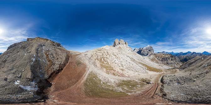 360° unterhalb der Lagazuoi Scharte (Ostseite)