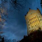 Hochschwangau, Nachtaufnahme, Schloss Neuschwanstein