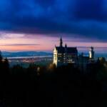 Hochschwangau, Nachtaufnahme, Schloss Neuschwanstein