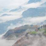 Bauernhöfe, Gemoanerhof, Herbst, Nebel, Oachner Höfeweg, Wanderweg, autumn, autunno, sentiero