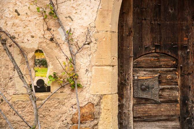 Eine Kanone warnt Besucher ;-)