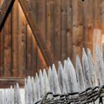 Flechtwerk, Holzhaus, Holzzaun, Zaun