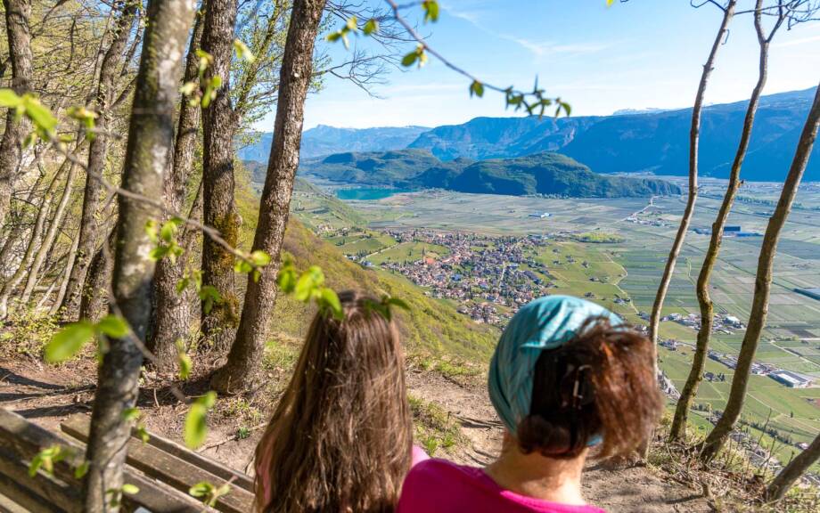 Kalterer See, Kalterersee, Lochweg Ausblick, Termeno, Tramin