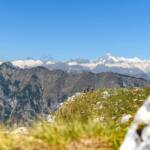 Adamello-Presanella-Alpen, Cima Presanella, Monte Misone, Wanderer