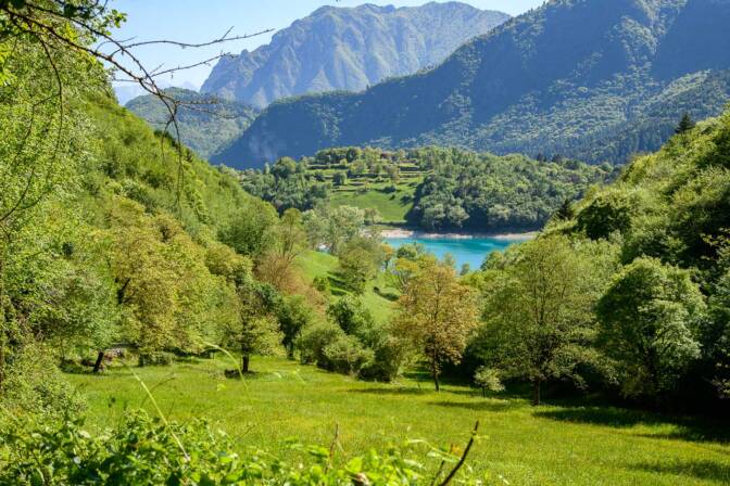 Wow, was für eine Naturidylle: Lago di Tenno (Tennosee).