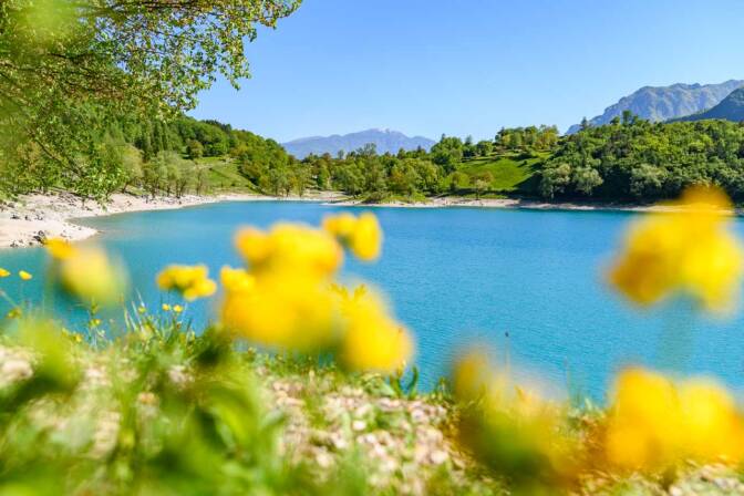 Postkartenidylle am Lago di Tenno