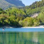 Bergsee, Lago di Tenno, See, Stand-Up-Paddling, Tenno, Tennosee, lago, lake