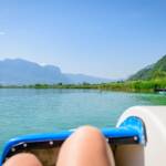 Kalterer See, Kalterersee, Termeno, Tramin, Tretboot, Tretboote