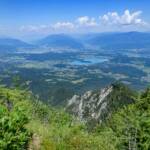Faak am See, Faaker See, Ferlacher Spitze Ausblick, Villach
