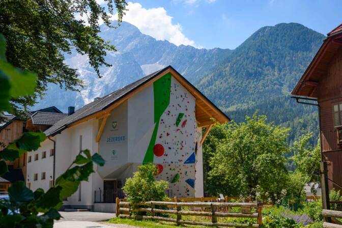 Kletterwand in Zgornje Jezersko