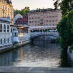 Laibach, Ljubljana, Ljubljanica, Slowenien