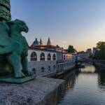 Laibach, Ljubljana, Ljubljanica, Slowenien