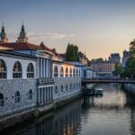 Laibach, Ljubljana, Ljubljanica, Slowenien