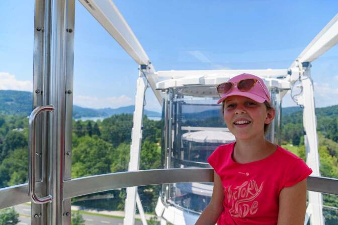 Im Minimundus-Riesenrad