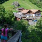 Bauernhof Wasserfall