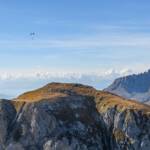 Bergrücken, Catinaccio, Paragleiter, Paraglider, Rosengarten, Rosengartengruppe, Sas Aut