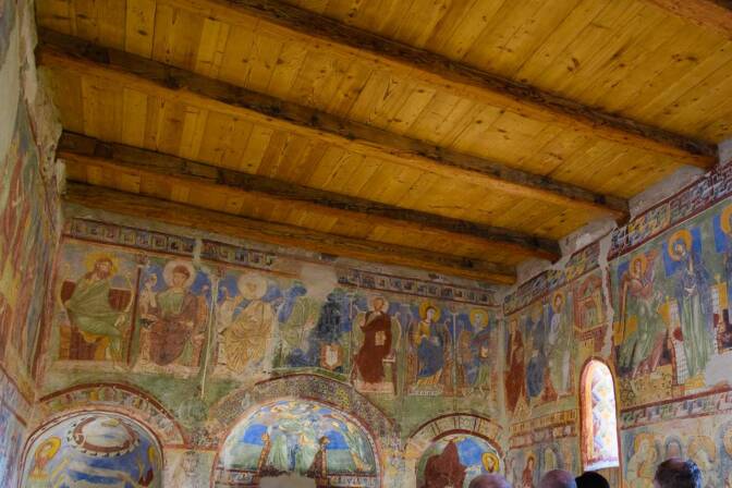 Die kunsthistorisch bedeutenden Fresken in der St. Katharina Kapelle von Schloss Hocheppan